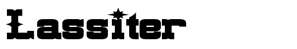 Lassiter font preview